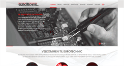Desktop Screenshot of eurotechnic.dk
